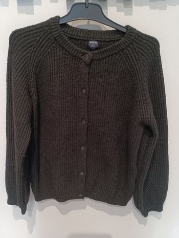 Gilet à grosses mailles