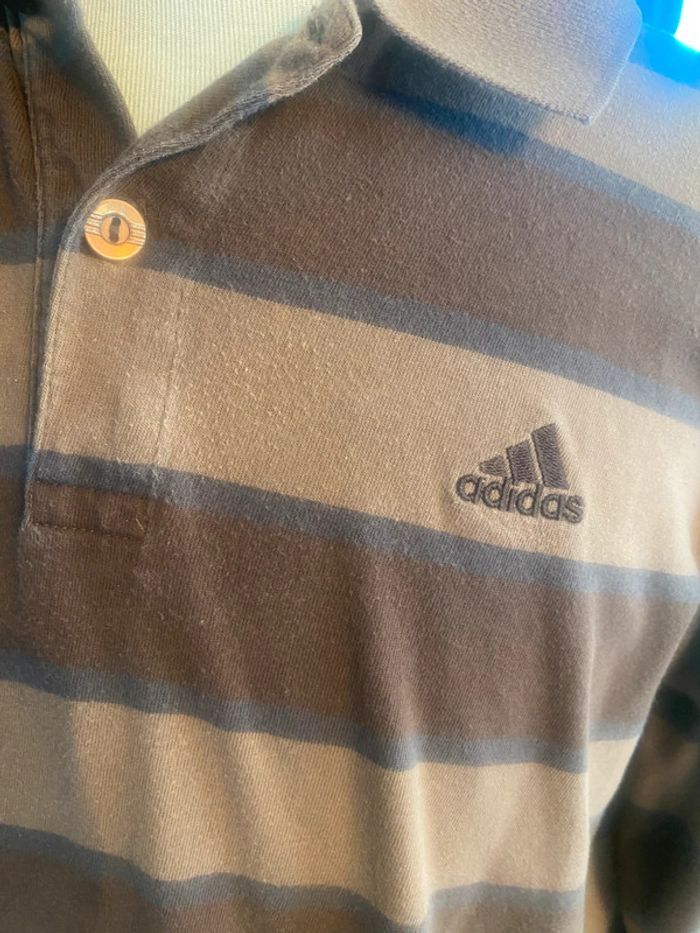 T shirt rayé manches longues Adidas - photo numéro 4