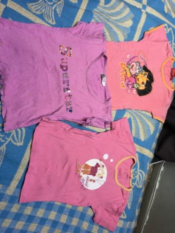 Lot de 3 tee-shirts fille 4 ans