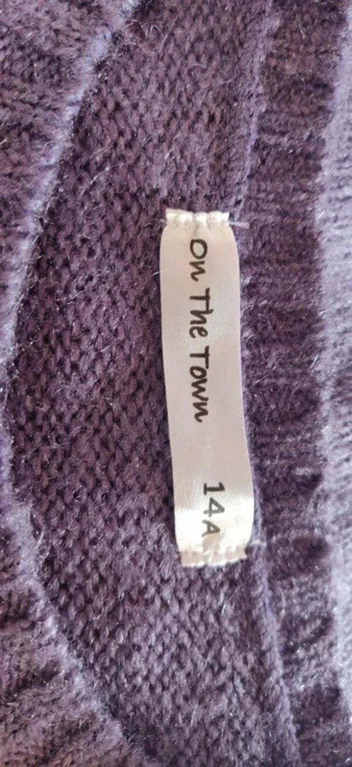 Neuf Gilet mc 2 boutons violet On The Town 14A - photo numéro 4