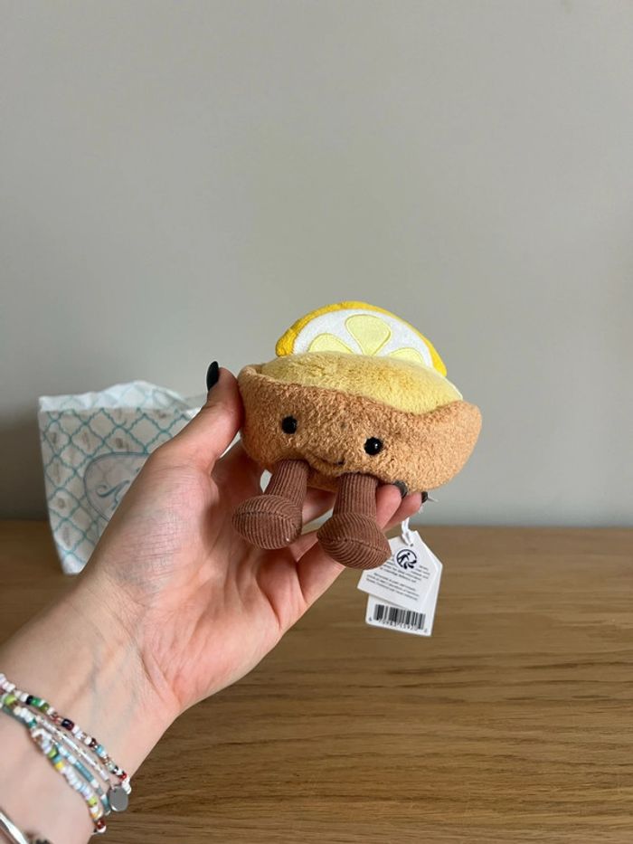 Peluche pâtisserie Jellycat tarte au citron - photo numéro 2