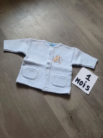 Gilet 1mois garçon