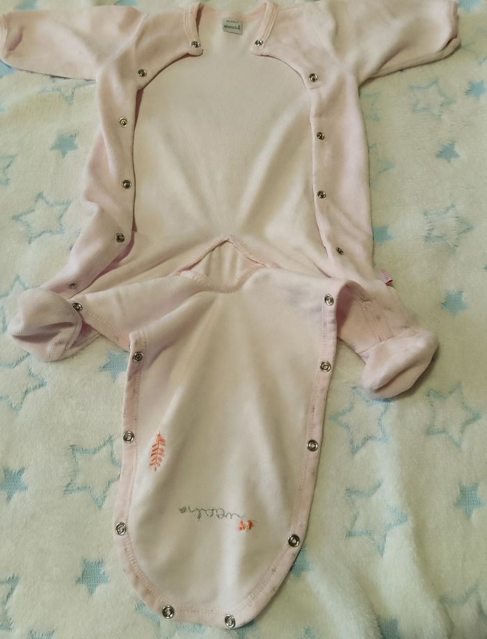 Pyjama bébé rose motif chat – Absorba - photo numéro 6