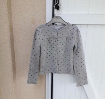 gilet filles tex en taille 7/8 ans 