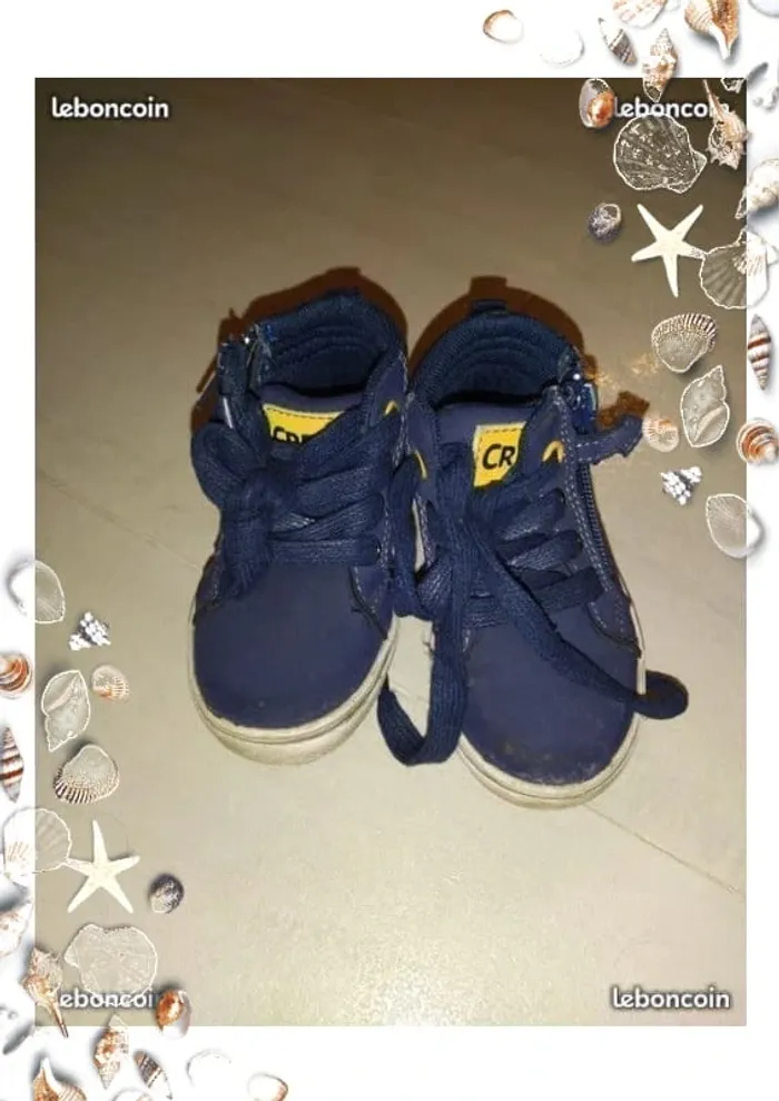 Chaussures montantes bottines bleues creeks taille 21