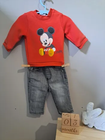 Ensemble 2 pièces - Disney Baby & Obaibi - 3 mois