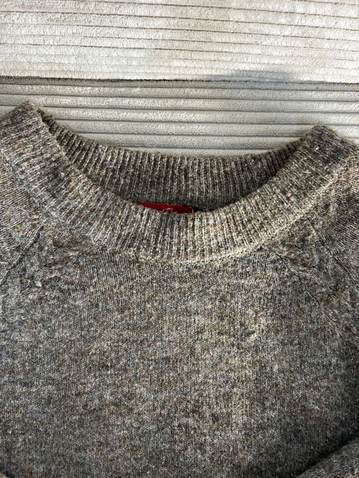Pull gris chiné - photo numéro 4
