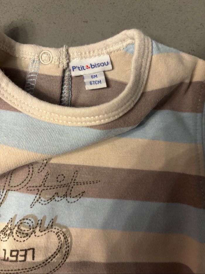 Ensemble t shirt et pantalon petit bisou - photo numéro 2