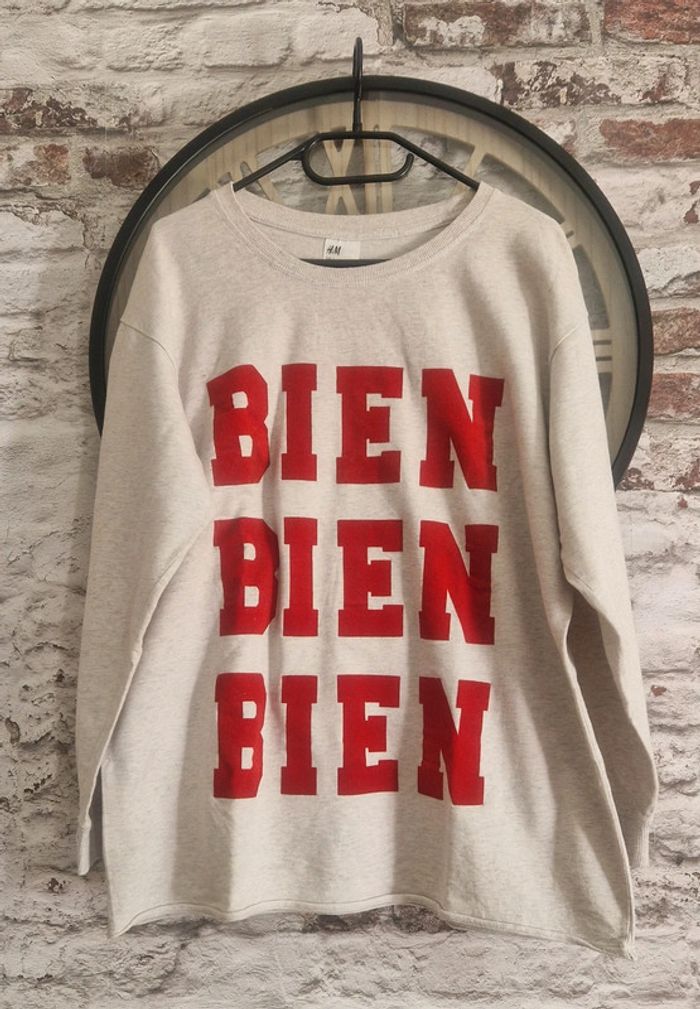 T-shirt long beige