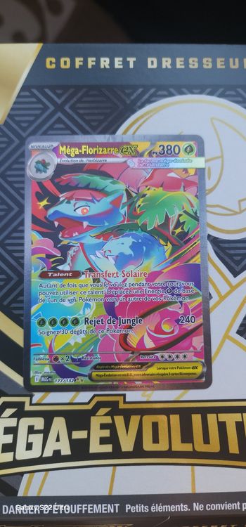 Pokemon - Mega Florizarre EX 177 alternative - Mega evolution