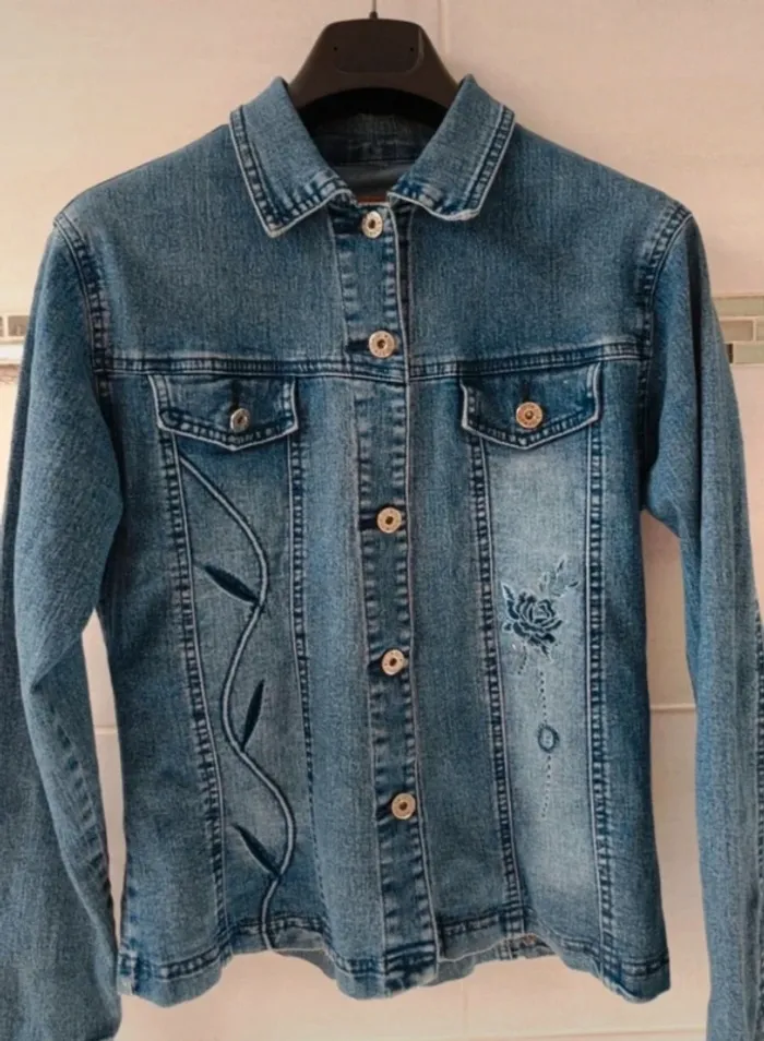 Veste jean vintage, t. 36/38