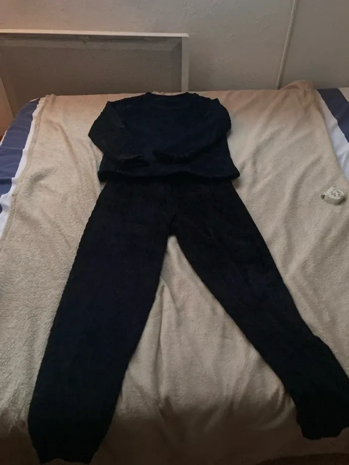 Ensemble jogging pyjama femme velours Ovs S