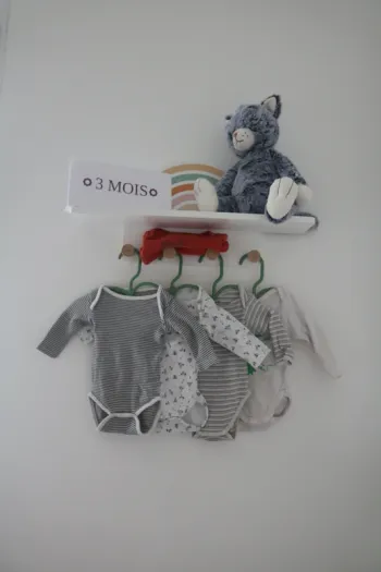 Lot bodies hiver garçon 3 mois
