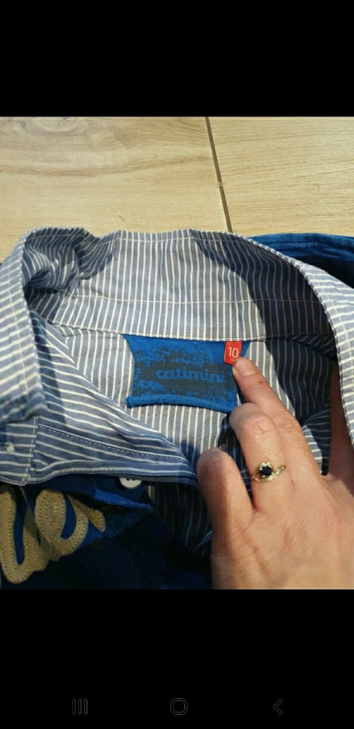 Polo chemise garçon catimini 10 ans - photo numéro 2