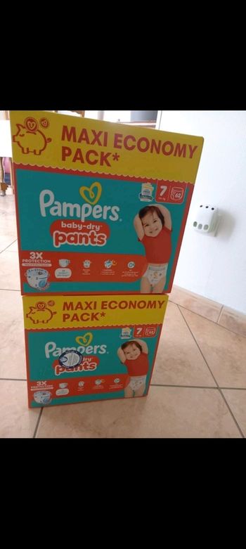 124 pants pampers baby dry taille 7