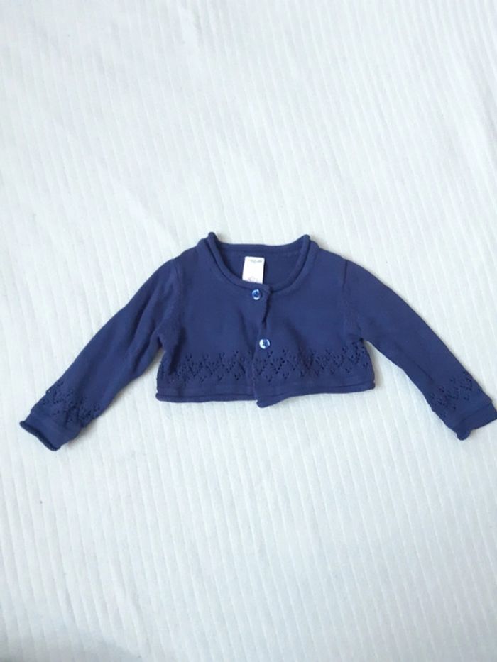 Gilet court Baby Club 62 cm