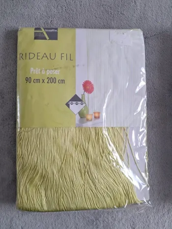 Rideaux fil 1 vert
