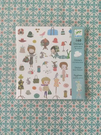 Djeco 160 stickers petite maison de couture