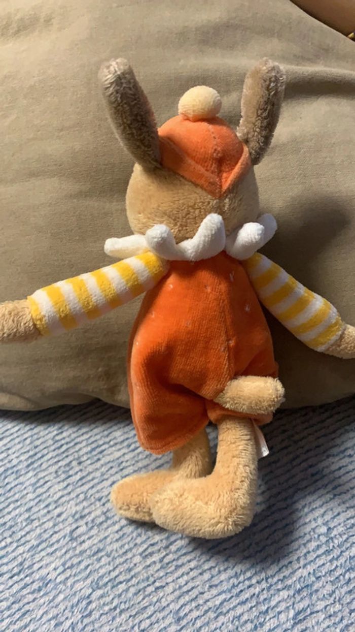 petite peluche chien orange/ marron - photo numéro 4