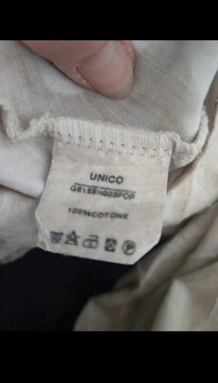 Blouse beige à motifs - photo numéro 3
