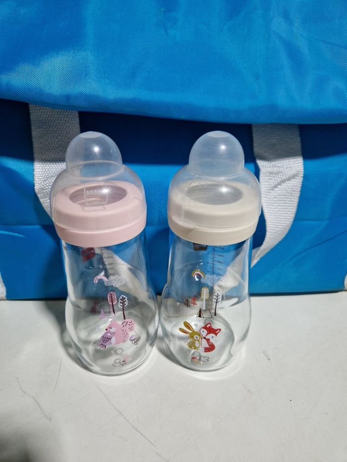 Biberons Mam en verre 260ml