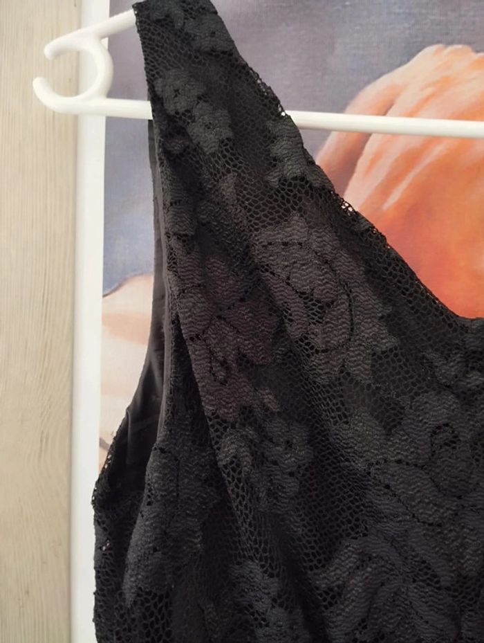 🖤Robe Dentelle Résille Fleurie T32/34 Caroll🖤 - photo numéro 17