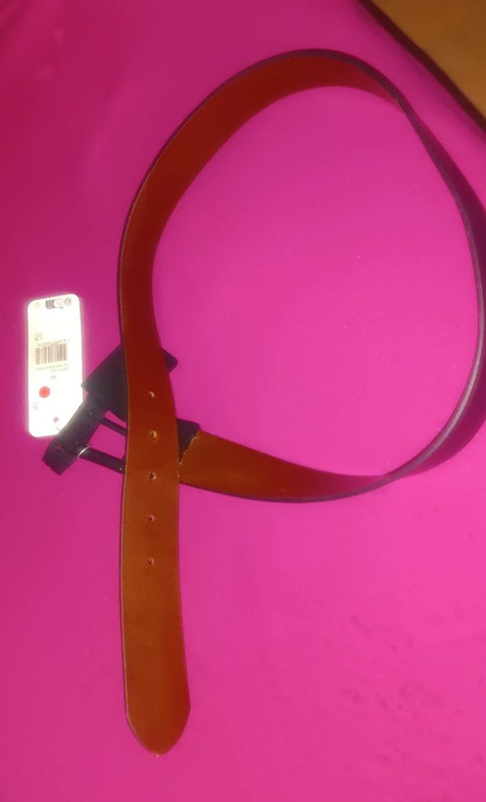 Ceinture cuir marron Levi's - photo numéro 3