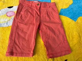 Bermuda u essentiel saumon taille 6 ans