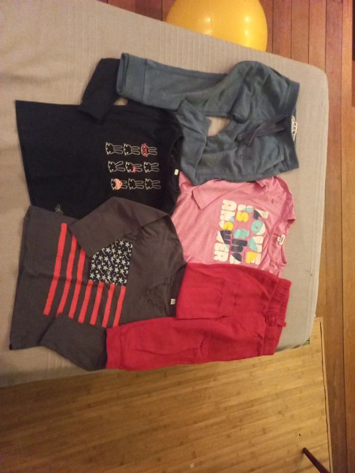 Lot 5 pièces en 3 ans coton 3Pyjama ou ensemble ou survêtements - photo numéro 7