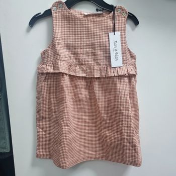 Robe fille a carreaux Eden & Victor