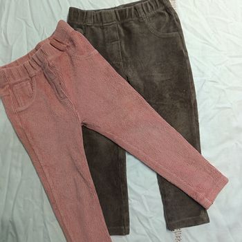 lot deux leggins côtelé de In Extenso 18 mois réf 736 A2
