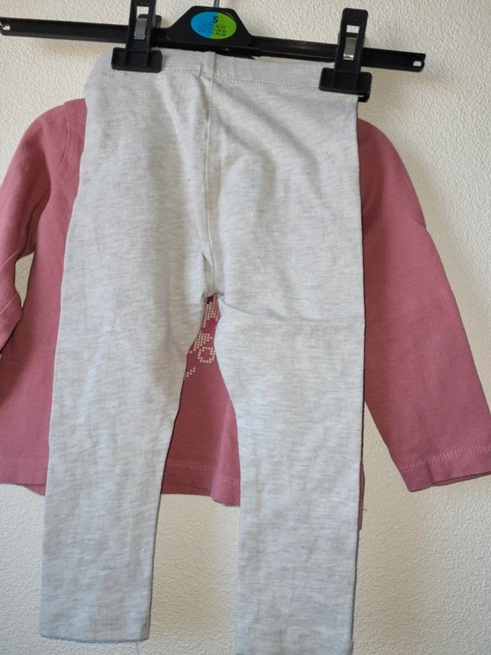 Ensemble pull fin manche longue/legging 24 mois - photo numéro 4