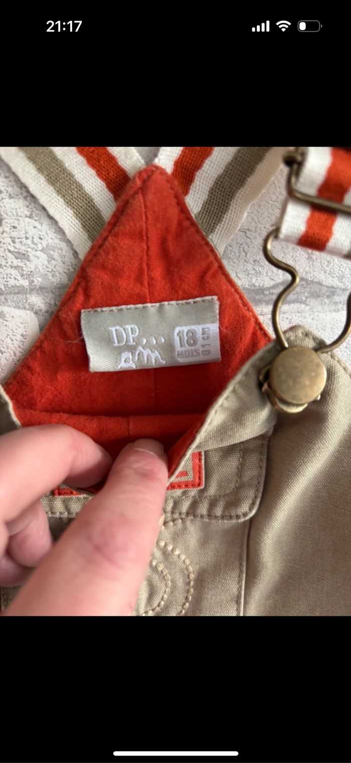 Salopette dpam taille 18 mois - photo numéro 3