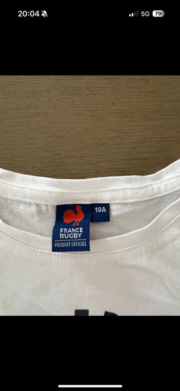 Tee-shirt fille France Rugby - photo numéro 4
