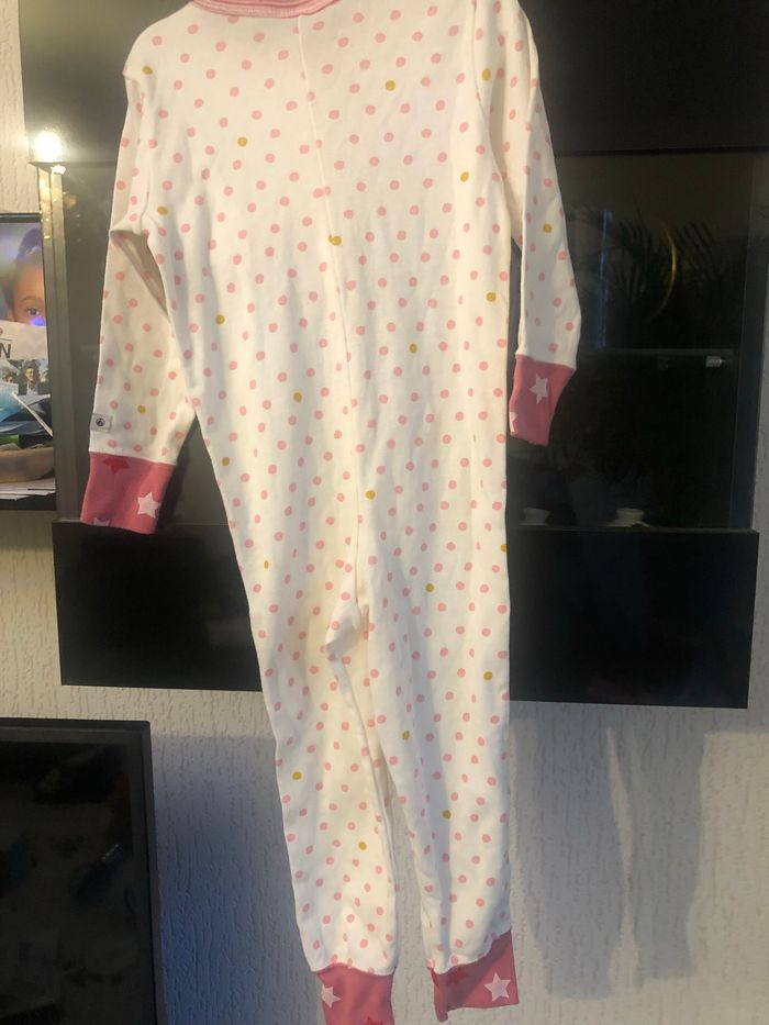 Pyjama fille  avec bavoir, taille 2 ans - photo numéro 2