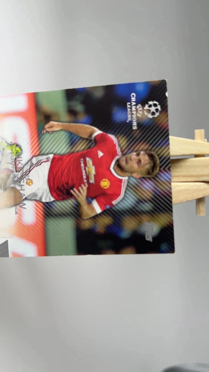 Luke Shaw - cla-lsh - Manchester United - Topps Showcase Champions League - Auto - photo numéro 3