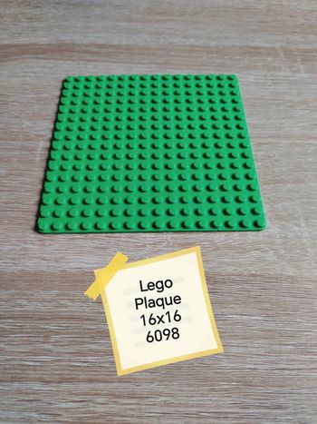 Lego plaque 16x16 vert