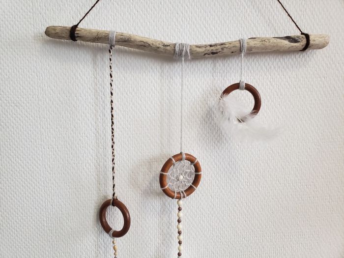 Attrape rêves Dreamcatcher en bois flotté - photo numéro 8