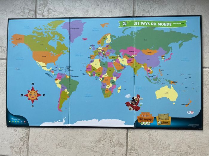 Mappemonde leap frog
