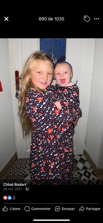 Ensemble neuf Jacadi 12 ans robe velours fleurs pince barrette à cheveux chaussettes 35-38