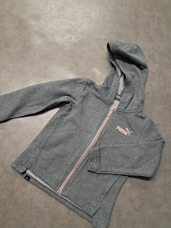 gilet veste fille 6 ans puma