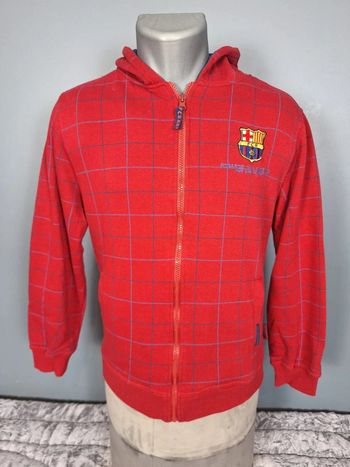 Sweat à capuche  / hoodie full zip - taille M - FC Barcelone homme brodé (123)