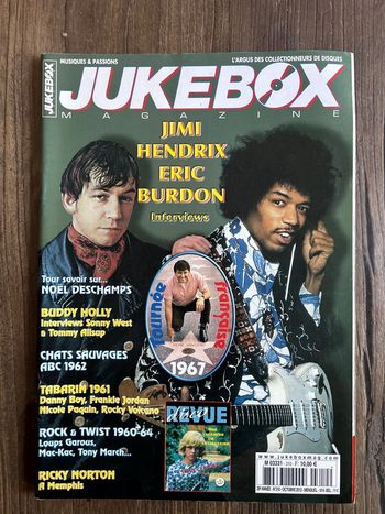Ancien jukebox magazine - 310 octobre 2012 - burdon hendrix gene Vincent