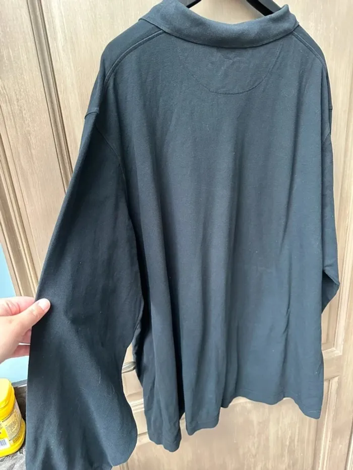 Polo manche longue taillissime 7XL noir - photo numéro 15