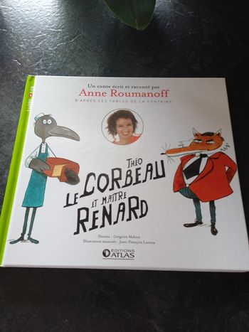 Livre CD Théo le corbeau et maître Renard 🦊