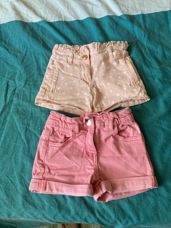Lot de 2 short fille