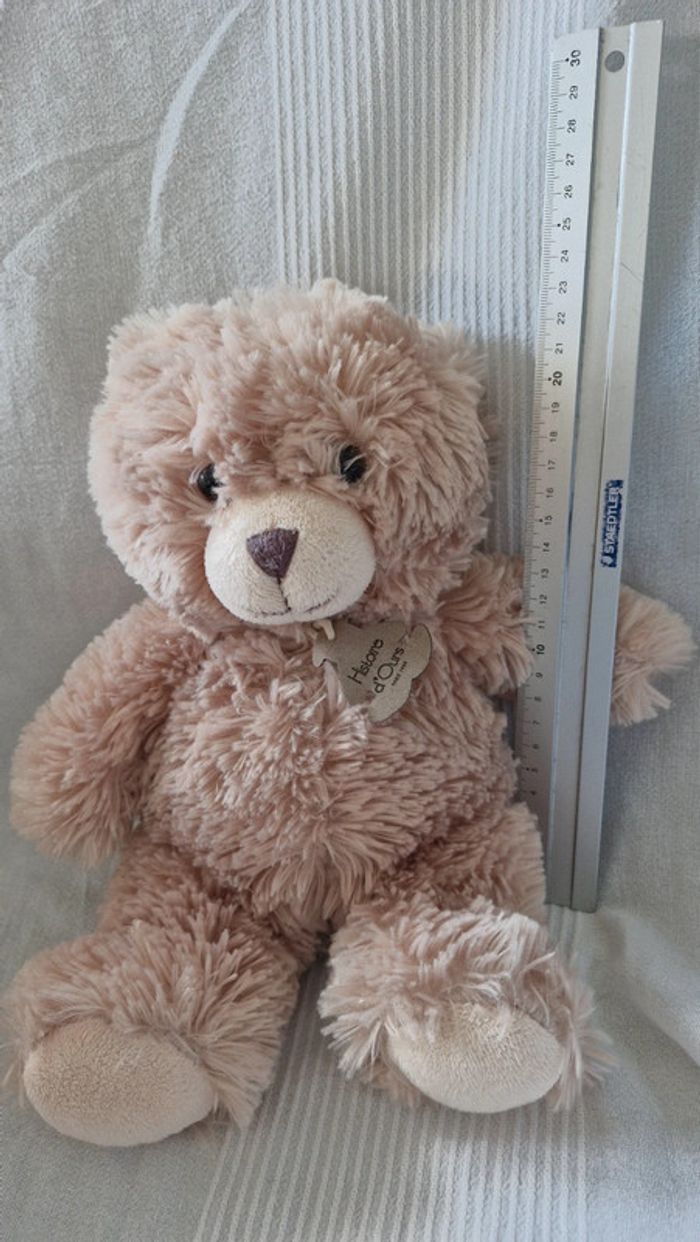 Ourson 30cm champagne Histoire d ours - photo numéro 3
