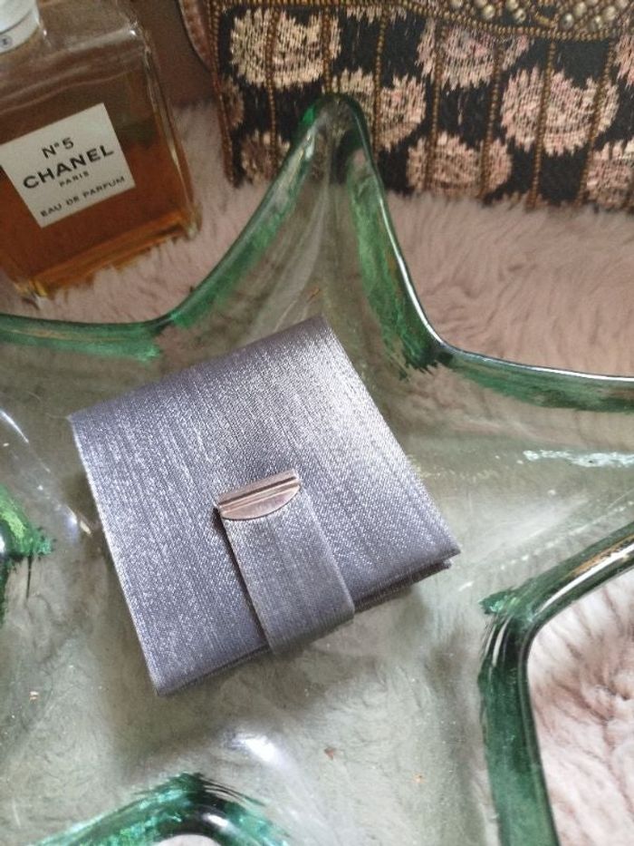 Miroir de poche satiné Vintage