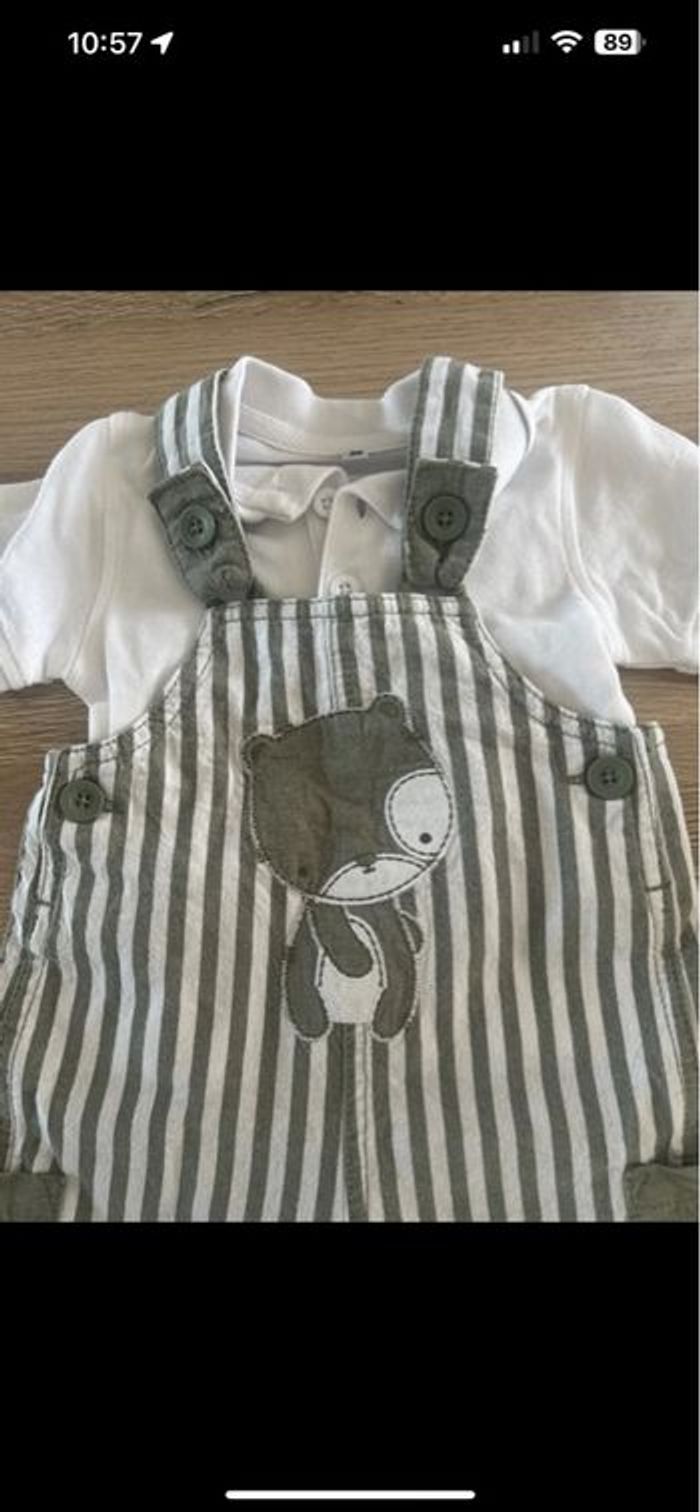 Ensemble salopette + polo manches courtes - photo numéro 3