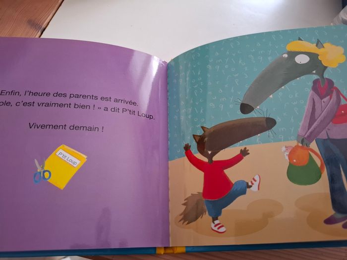 Livre petit loup - photo numéro 3
